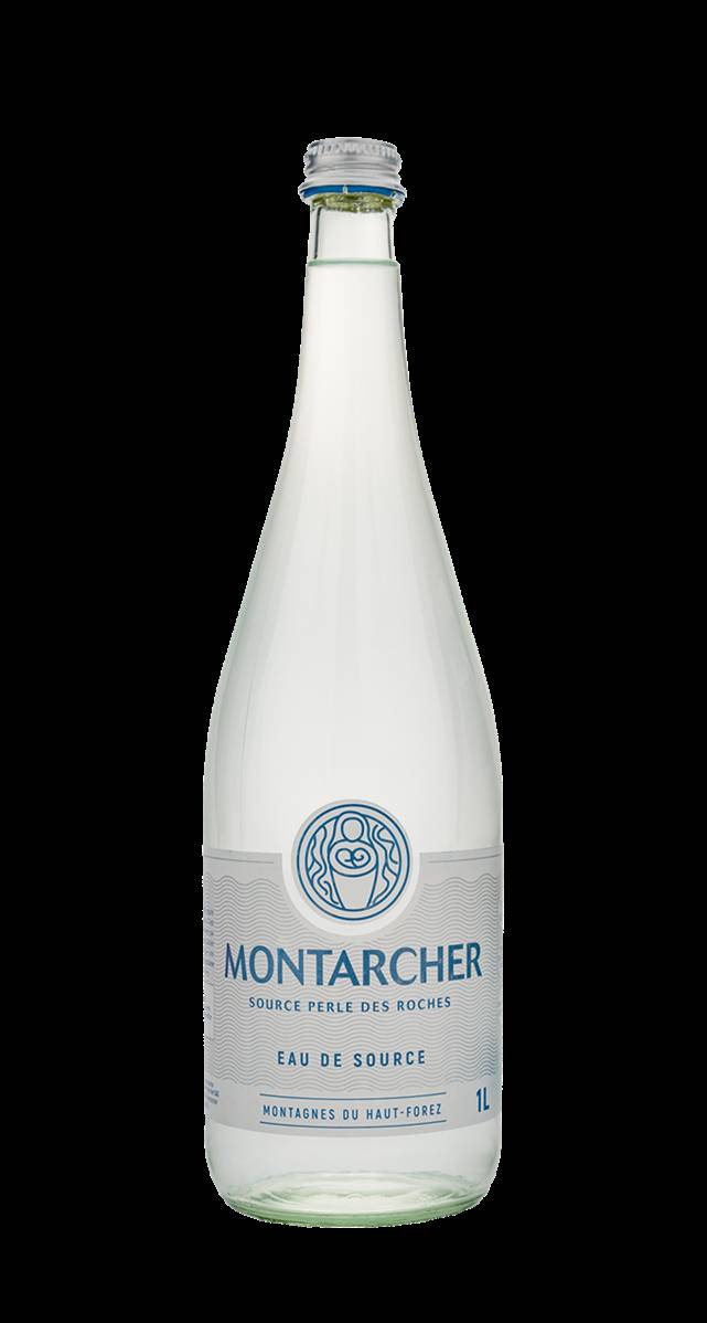 Eau de source plate, Montarcher, 1l