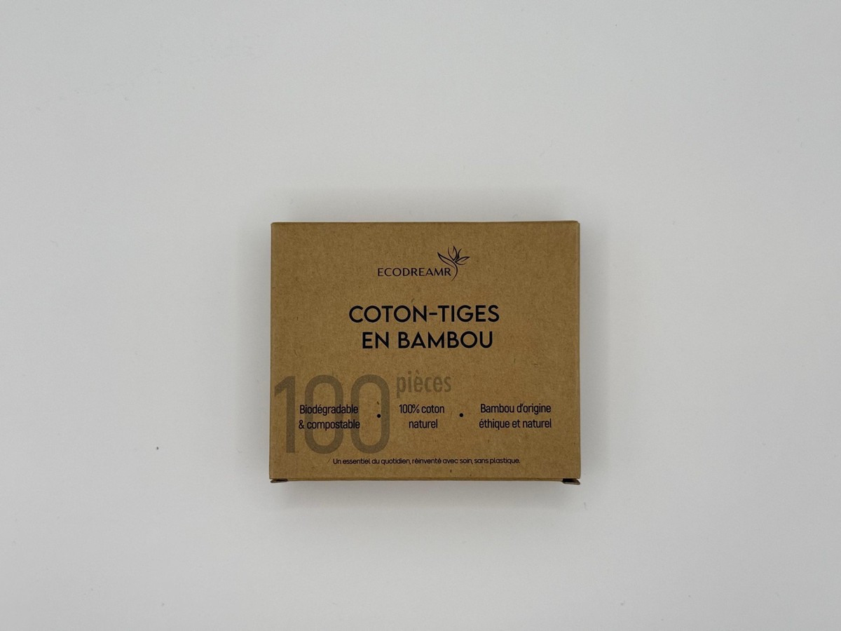 Cotons-tiges en bambou (100 pièces)