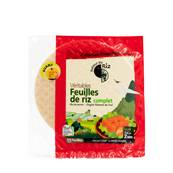 Feuilles de riz complet Ø 22cm 22, Autour du Riz, 150g