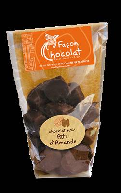 Pâte d'amande, Façon Chocolat