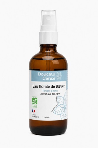 Eau florale de Bleuet, Douceur Cerise, 100ml*