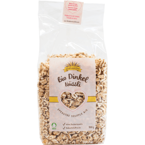 Petits déjeuners à l'épeautre BIO (Label Knospe) Import, Leib und Gut, 100g*