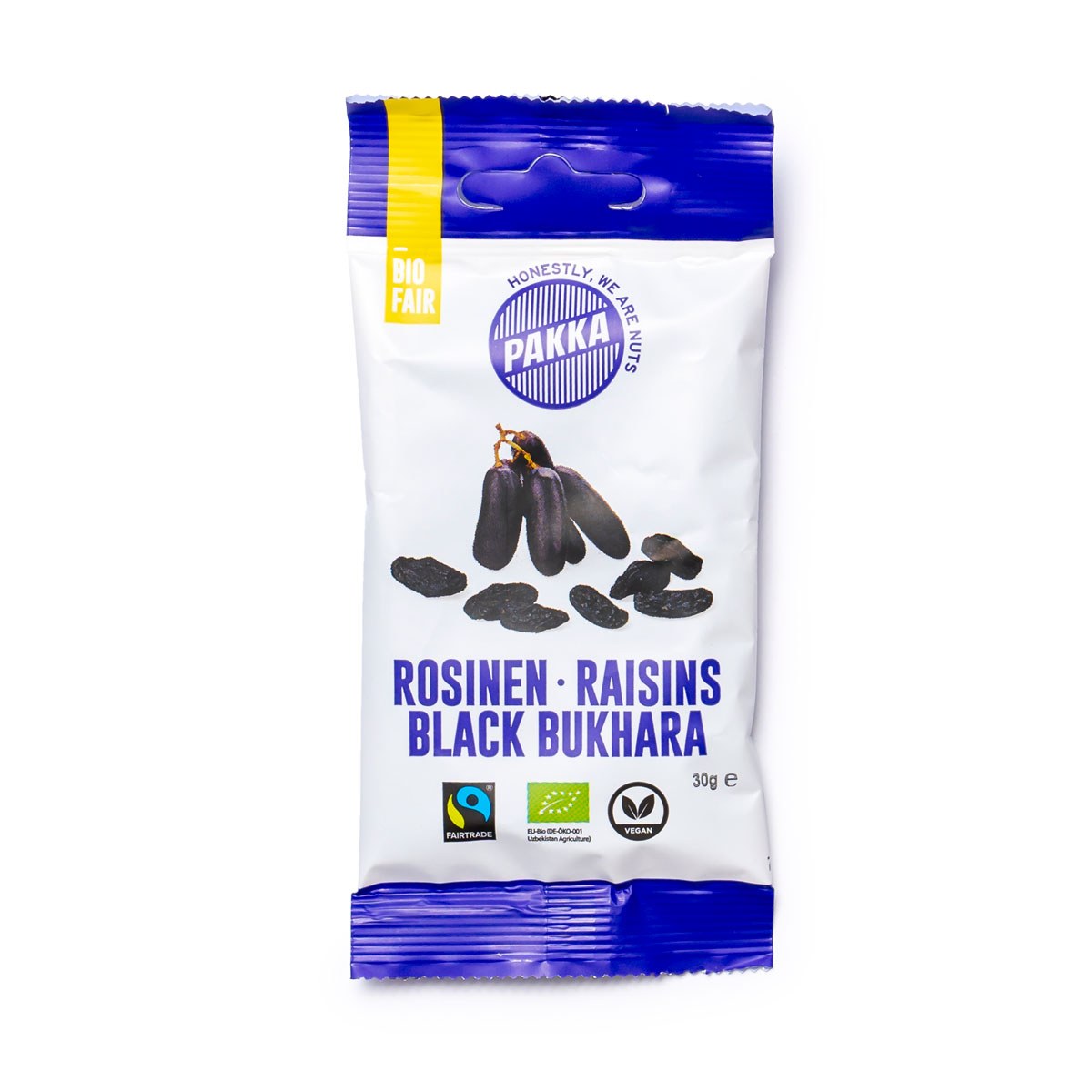 Raisins noirs Bukhara nouveau, Pakka, 30g*