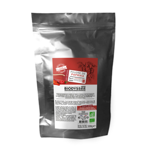 Paprika en poudre, Biodyssée, 500g*
