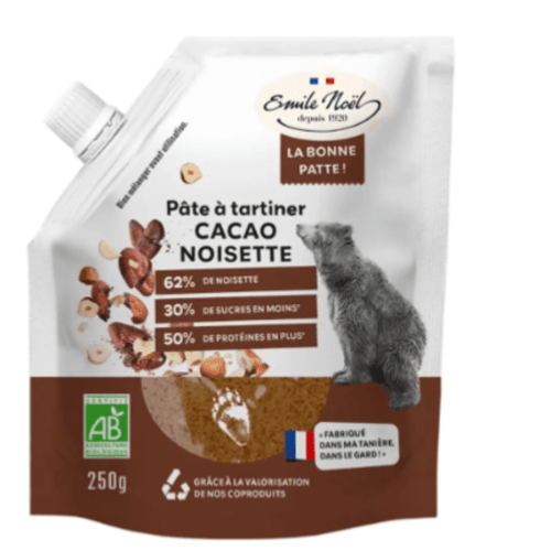 Pâte à tartiner Cacao Noisette bio, Emile Noël, 250g*