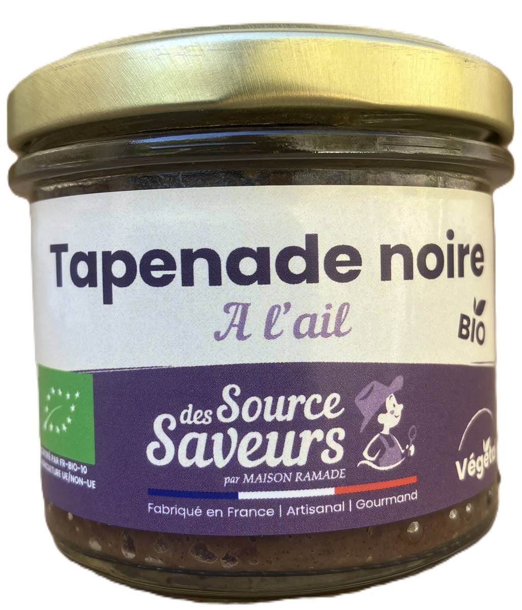 Tapenade noire à l'ail, Pascal Ramade, 100g*