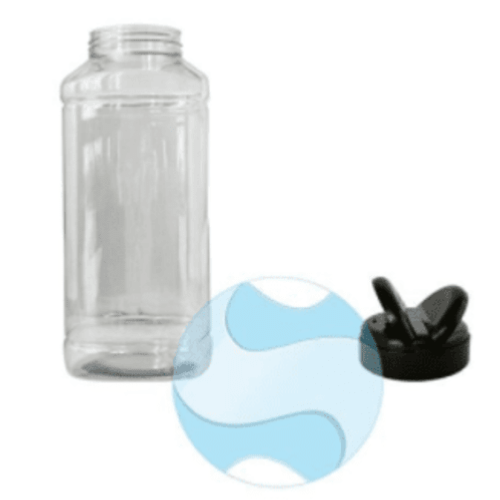 Flacon rechargeable avec bouchon, Compagnie du bicarbonate, 1.5l