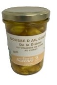 Gousses d'ail au vinaigre de cidre au curry, Pascal Ramade, 180g*