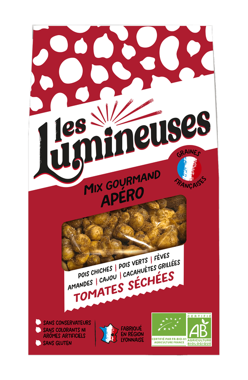 Mix apéro aux tomates séchées, Les Lumineuses, 90g*