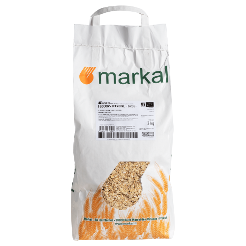 Flocons d'avoine gros, Markal, 3kg*