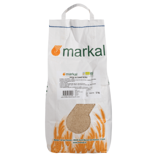 Sucre de canne blond, Markal, 5kg*