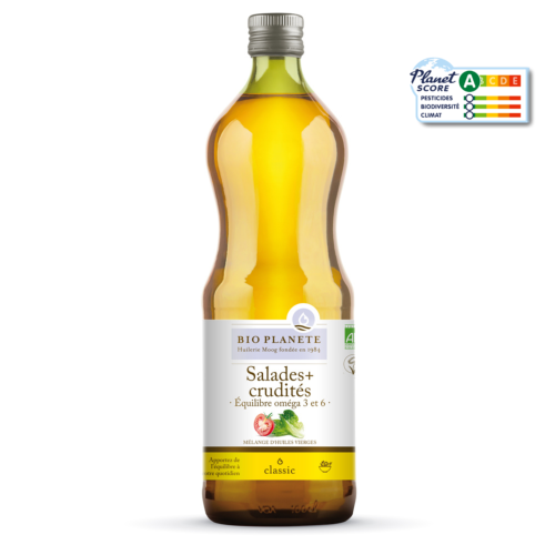 Huile pour salades et crudités, Bio Planète, 1l*
