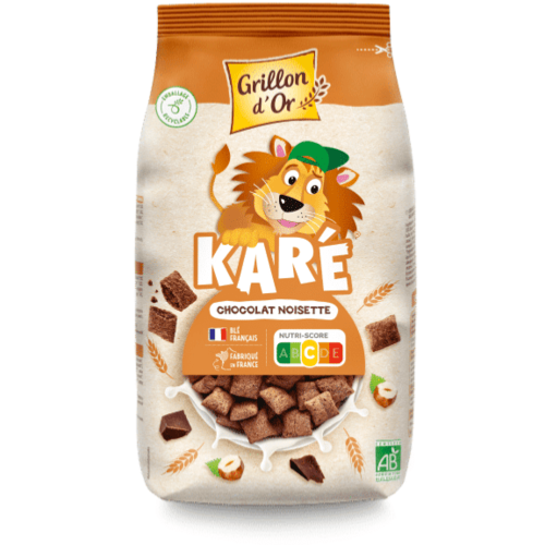Ka'Ré chocolat noisettes , Grillon d'Or, 500g*