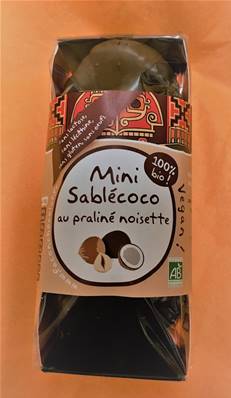 Mini Sablécoco praliné, Façon Chocolat, 100g