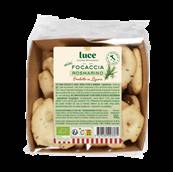 Mini focaccia romarin, Luce, 100g