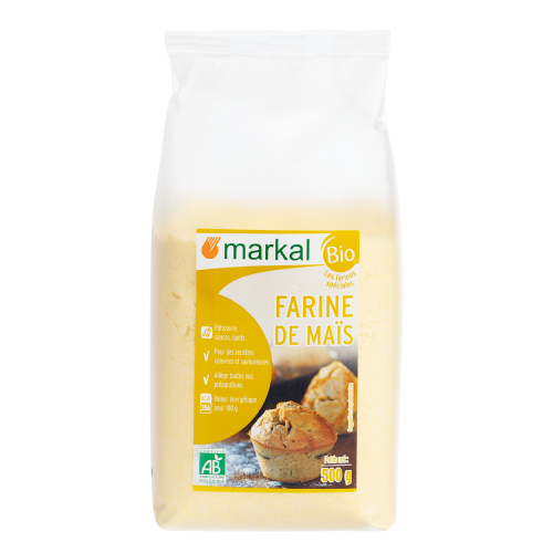 Farine de maïs naturellement sans gluten, Markal, 500g*