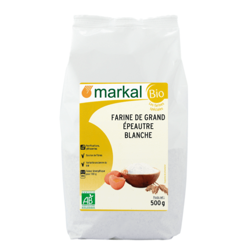 Farine de grand épeautre blanche, Markal, 500g*