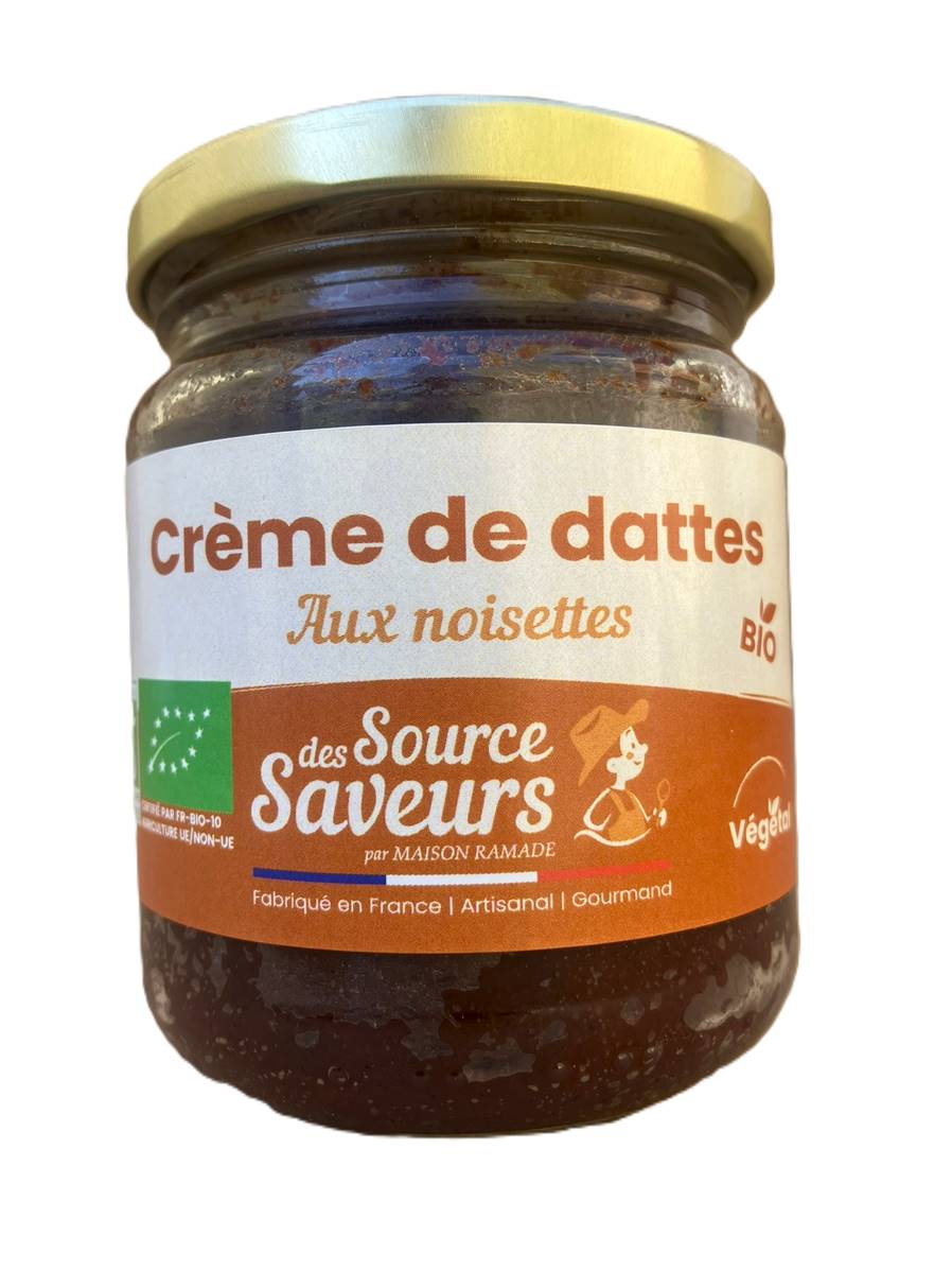 Crème de Datte aux noisettes, Pascal Ramade, 190g*