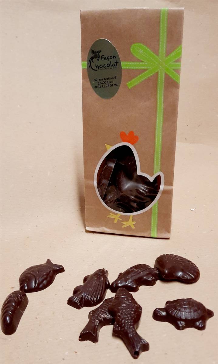 Friture noir, Façon Chocolat, 70g*