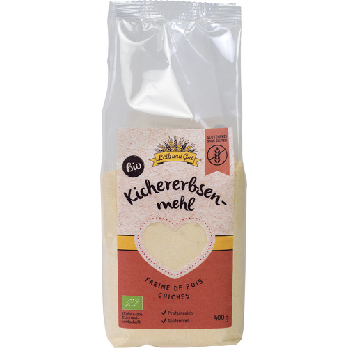 Farine de pois chiches BIO, Leib und Gut, 300g*