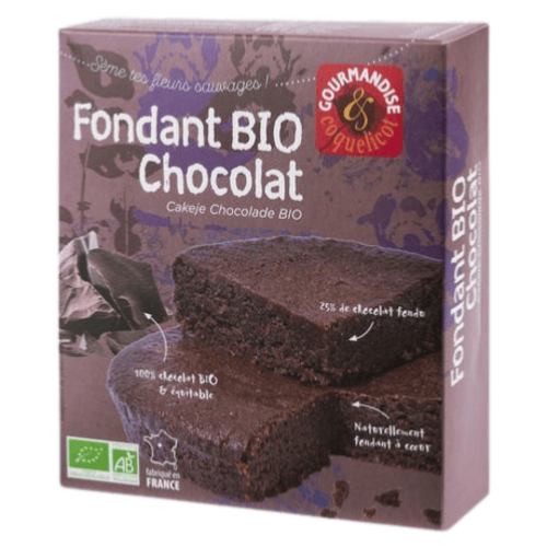 Fondant au chocolat sans gluten bio, Gourmandise & Coquelicot, 170g*