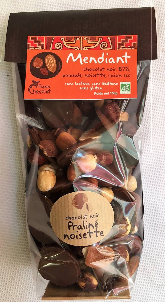 Mendiant praliné (idem), Façon Chocolat, 140g*