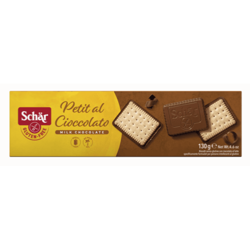 Petit beurre chocolat sans gluten, Schär, 130g