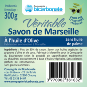 Savon de Marseille sans huile de palme, Compagnie du bicarbonate, 300g