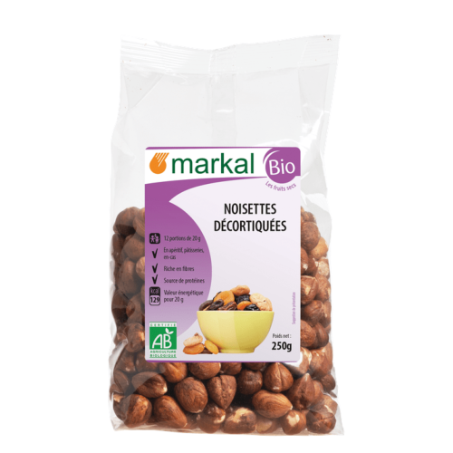 Noisettes décortiquées, Markal, 250g*