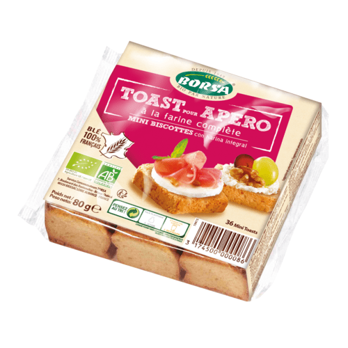 Mini-toasts complets, Borsa, 80g*