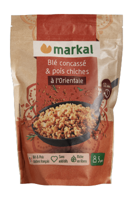 Mix à l'orientale boulgour de blé & pois chiches, Markal, 350g