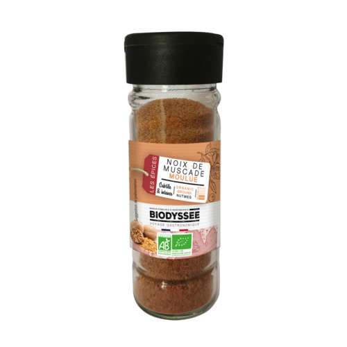 Noix de muscade moulue, Biodyssée, 50g*