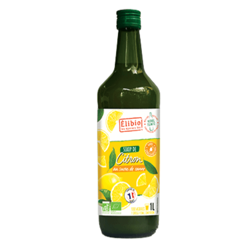 Sirop de citron bio, Elibio, 1l*