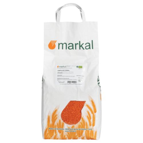 Lentilles rouges corail, Markal, 5kg*