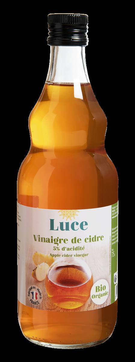 Vinaigre de cidre, Luce, 75cl