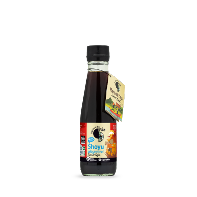 Shoyu sauce soja allégée en sel Commerce équitable, Autour du Riz, 200ml