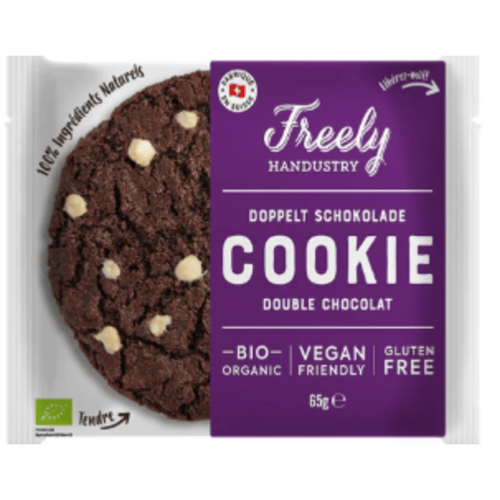 Cookie Double Chocolat, Freely, 65g
