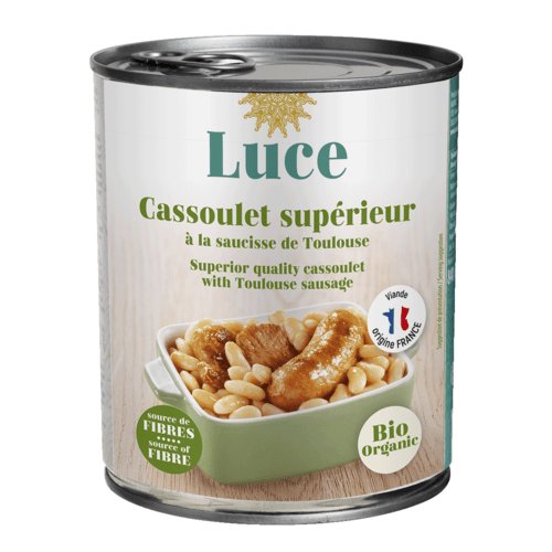 Cassoulet supérieur à la saucisse de Toulouse, Luce, 840g*