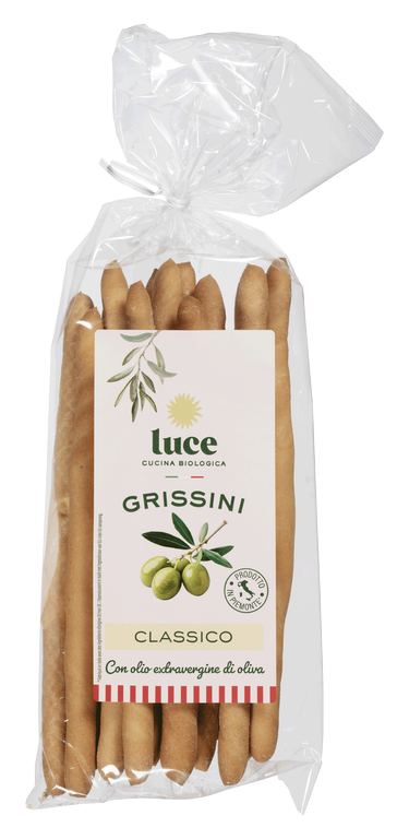 Gressins à l'huile d'olive vierge extra, Luce, 150g*