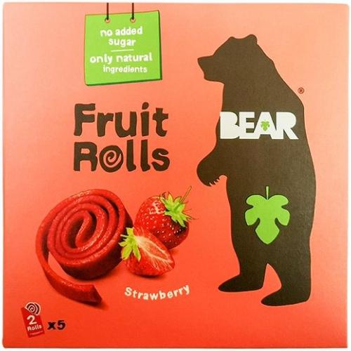 Fruit Rolls Strawberry, Bear, 5x20g