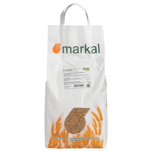 Riz rond complet de Camargue, Markal, 5kg*