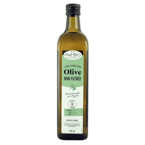 Huile d'Olive Vierge Extra Bio non filtrée, Emile Noël, 75cl*