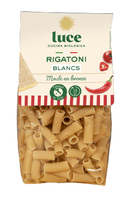 Rigatoni blanc, Luce, 500g*