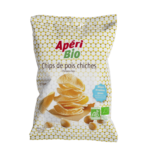 Chips pois chiche, Apéri Bio, 75g*