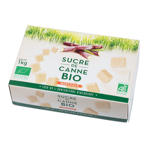 Sucre de canne non raffiné morceaux, Markal, 1kg*