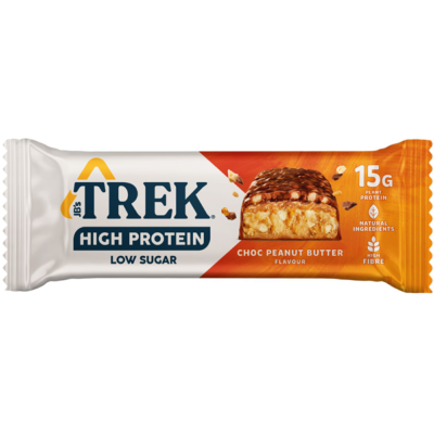 High Protein Choc Peanut Butter, TREK, 55g