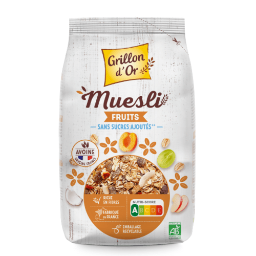 Muesli aux fruits, Grillon d'Or, 1kg*