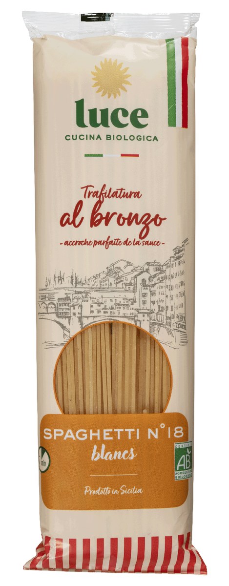 Spaghetti blancs bronze, Luce, 500g*