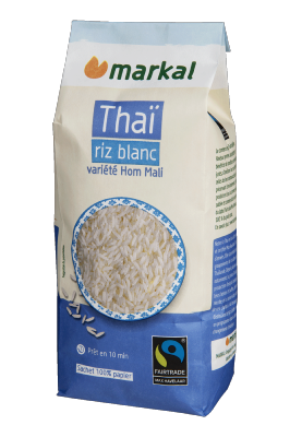 Riz thaï blanc fair trade, Markal, 1kg