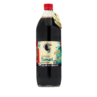 Sauce soja Tamari réemployable Commerce équitable, Autour du Riz, 1Litre